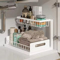 Ordelio 2-Tier Pull Out Under Sink Organizer