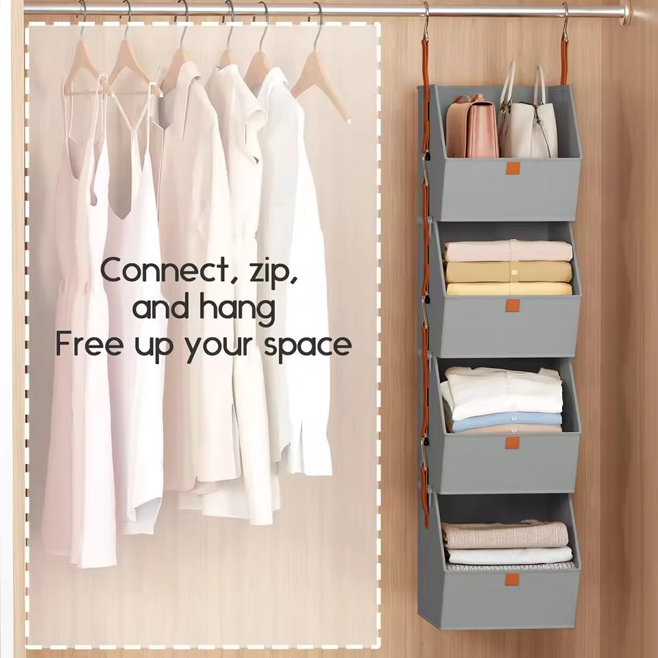 Ordelio 4-Tier Hanging Closet Organizer