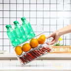 Ordelio Stackable Refrigerator Organizer Bins with Handles