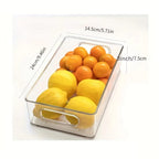 Ordelio Stackable Refrigerator Organizer Bins with Handles